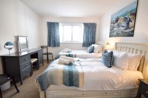 Bedroom two (twin room)- click for photo gallery